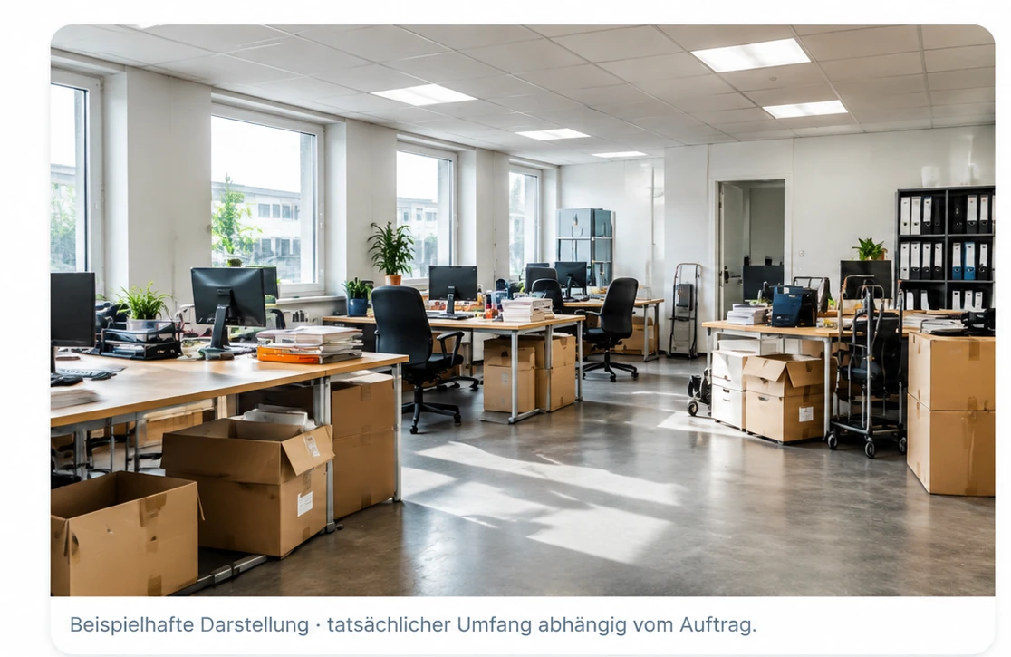 Gewerbeentrümpelung – passende Darstellung